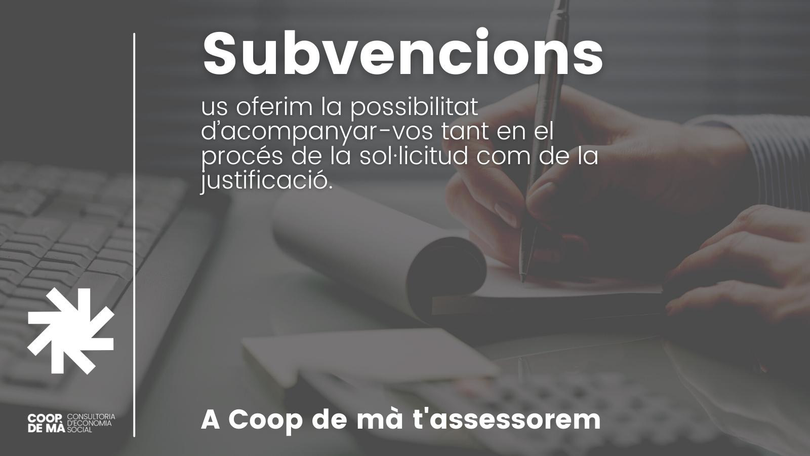 Servei de gestió de subvencions