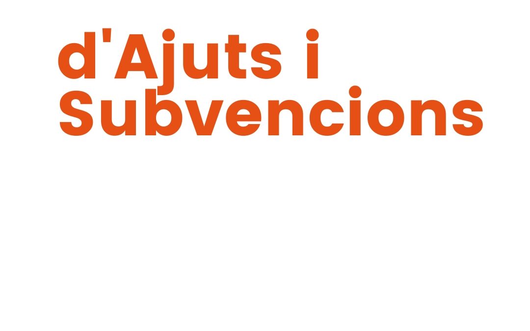 Actualització de subvencions