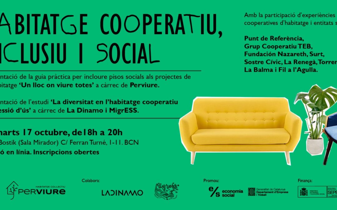 Habitatge cooperatiu: jornada de presentació